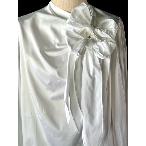 Anthropologie Maeve Poplin White Blouse M - Picture 5 of 14